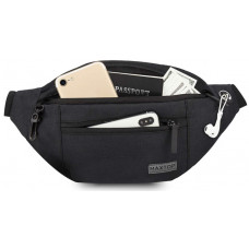  Large Fanny Pack with 4-Zipper Pockets