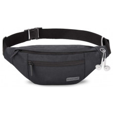 Running Belt for Men Women Unisex Bum Bag with Headphone Jack and 4-Zipper Pockets