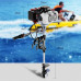 2 Stroke Boat Motor, 3.6 HP Boat Engine, Outboard Motor with Air Cooling System