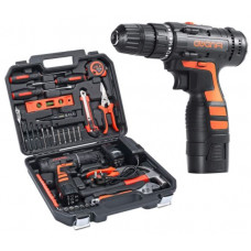 Tool Kit with Cordless Drill Driver
