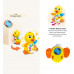 Yiosion Musical Flapping Yellow Duck Interactive Action Educational Learning Walking Light Up Dancing Toy