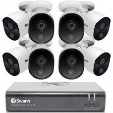 Home Security Camera System, 8 Channel 8 Bullet Cameras, 1080p HD DVR