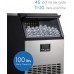 Northair Commercial Ice Maker, Built-In Stainless Steel Ice Machine