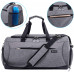 Kuston Sports Gym Bag with Shoes Compartment &Wet Pocket Gym Duffel Bag Overnight Bag