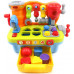 Yiosion Musical Learning Tool Workbench Work Bench Toy Activity Center for Kids with Shape Sorter