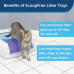 ScoopFree Self-Cleaning Cat Litter Box tray