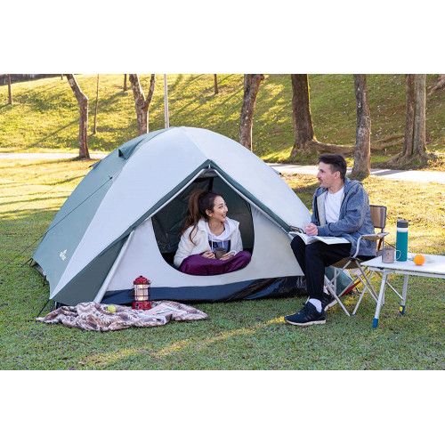 with Porch Waterproof UV Resistant Easy Setup Outdoor SUNDOOR Camping Tent 2-4 Person Family 